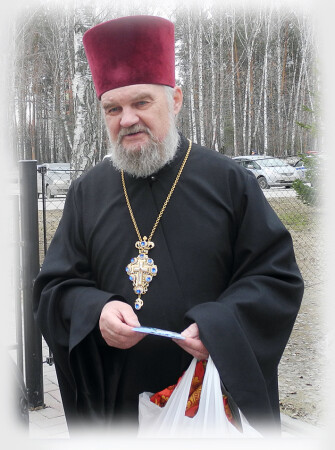 Настоятель храма. Наукоград Кольцово.