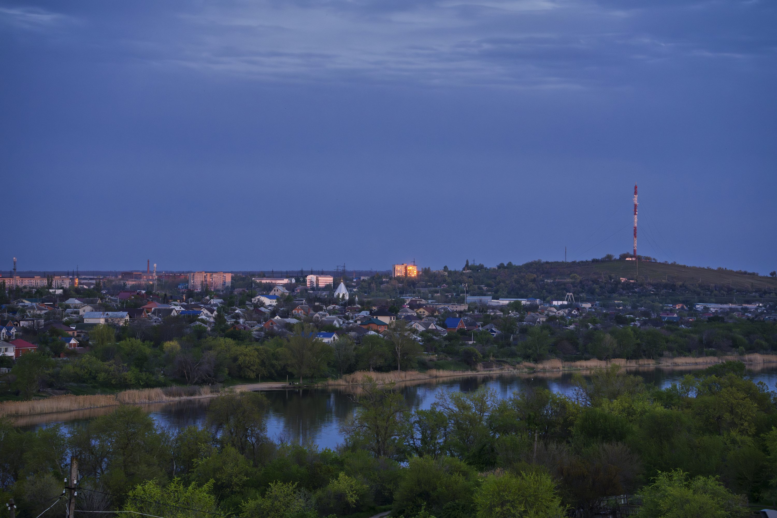 «Вечерний городок» раздел «Городской пейзаж». «»