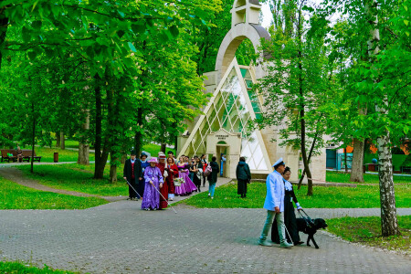Экскурсия для слабовидящих.
