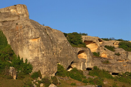 Крымские горы на закате