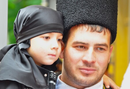 Отец и сын.