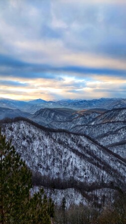 Рассвет в горах