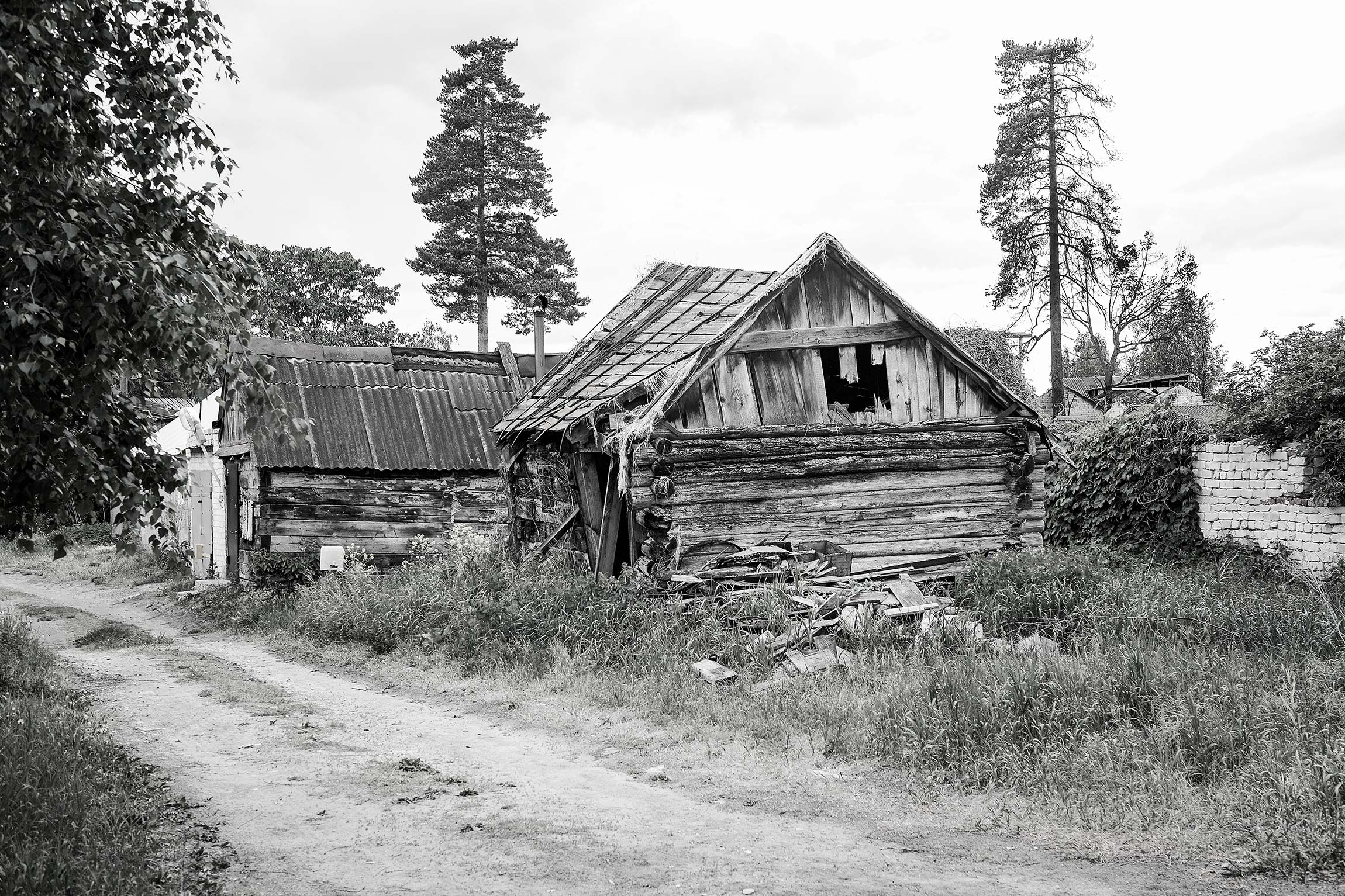 Поселковая окраина...
