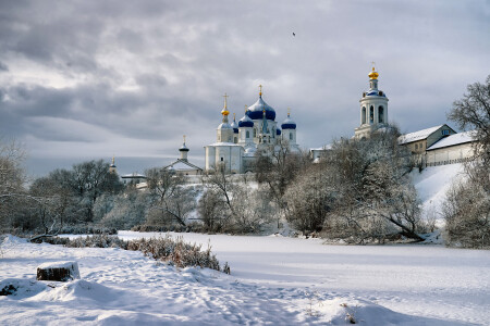 Зимний день в Боголюбово