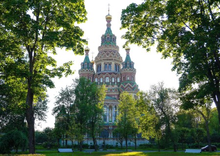 летний вечер в Петергофе