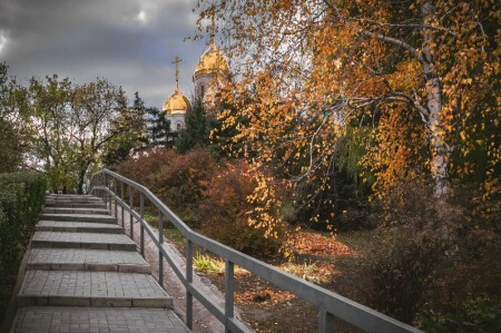 Пейзаж на Мамаевом кургане.