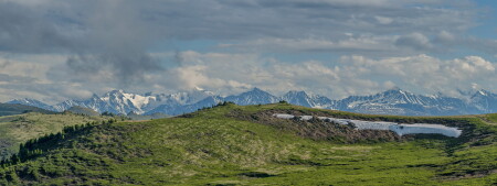 панорама Катунского хребта
