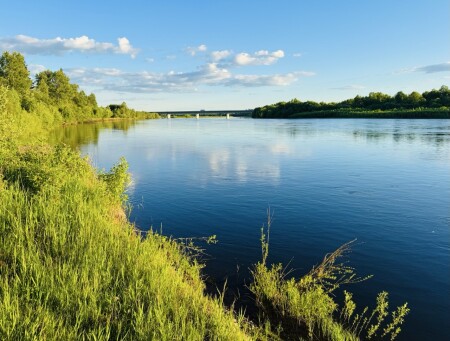 У реки