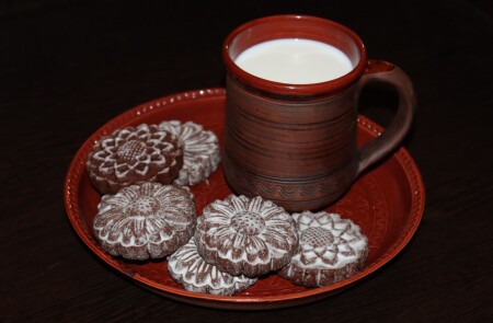 Печенье с молоком