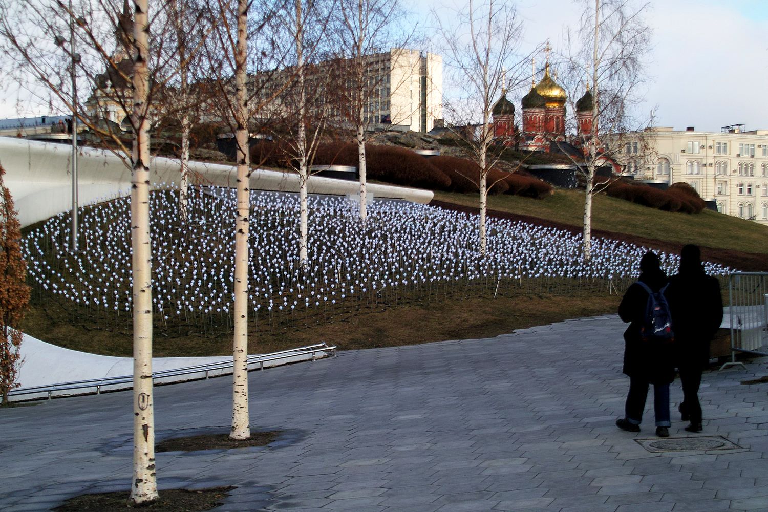 Зарядье. раздел Городской пейзаж. Парк Зарядье в Москве. Январь 2025.