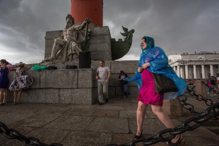 Последний день июля. Стрелка Васильевского острова, С.-Пб., 2016. 