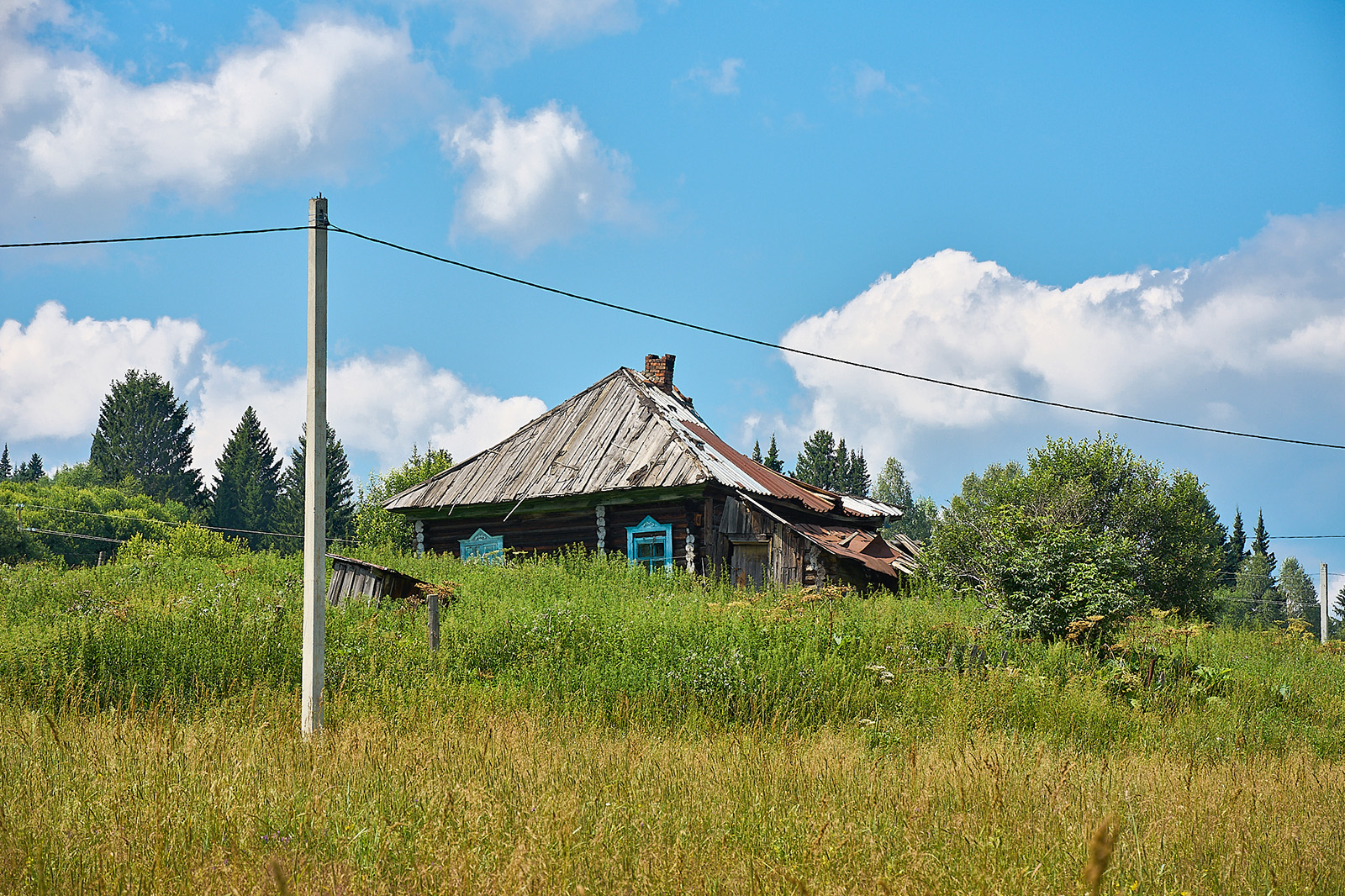 Сибирская глубинка. Домики в деревне. раздел Путешествия. Туризм