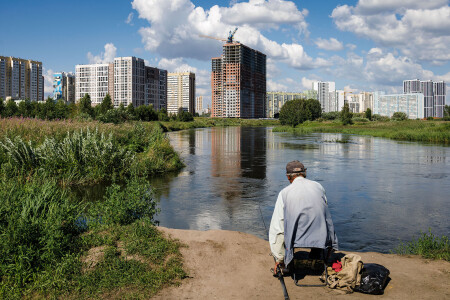 Новые районы, дома как коробки