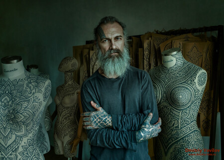 portrait of a tattoo artist