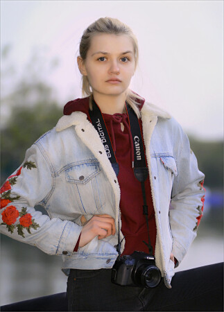 Фотограф на пленэре...