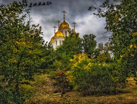 Осень на Мамаевом кургане.