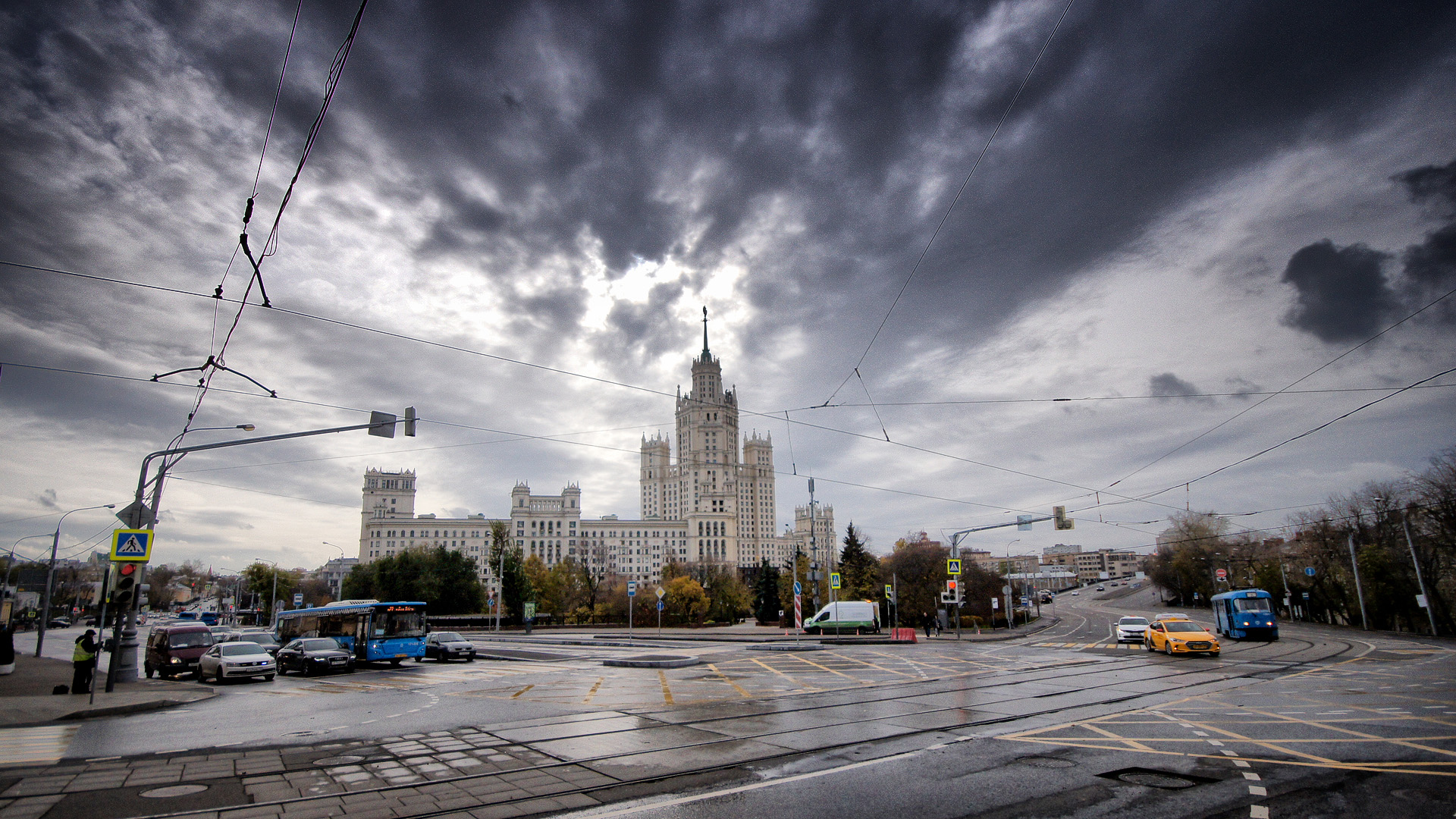 Москва. Яузский булвар. раздел Городской пейзаж