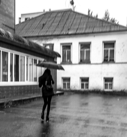 В городе дождь