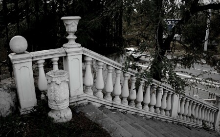 Старая лестница.