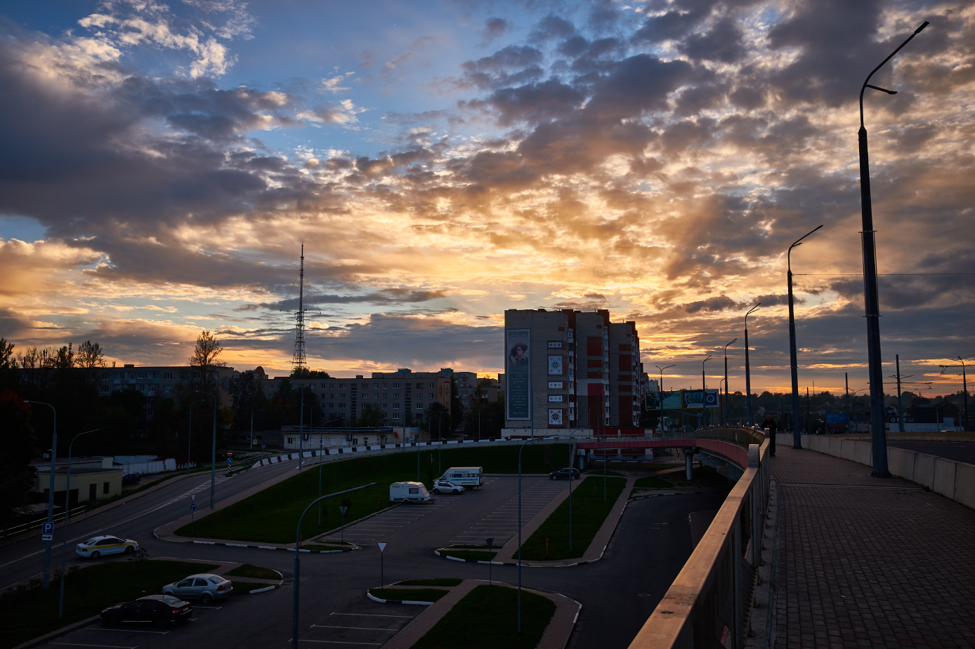 «Городской закат» раздел «Городской пейзаж». «»