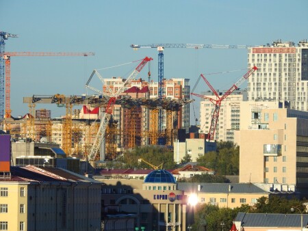 Строительство стадиона