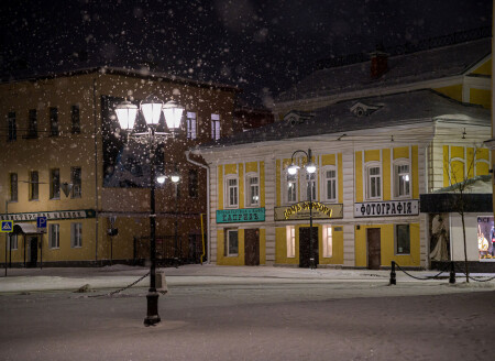 зима Рыбинск