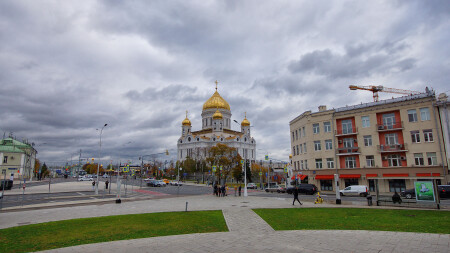 Москва. Пречистенская площадь
