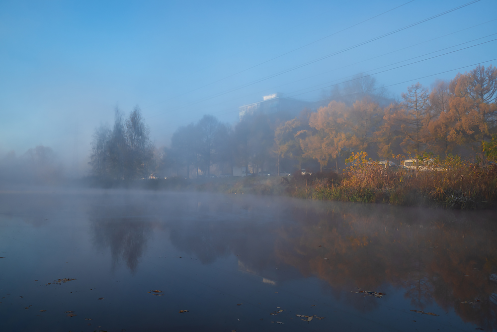 Утренний туман в октябре. раздел Городской пейзаж