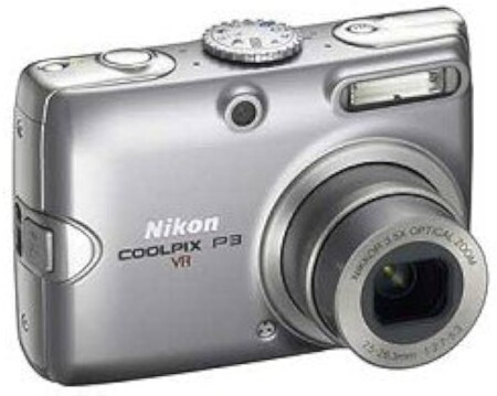 NIKON Coolpix P3 Silver